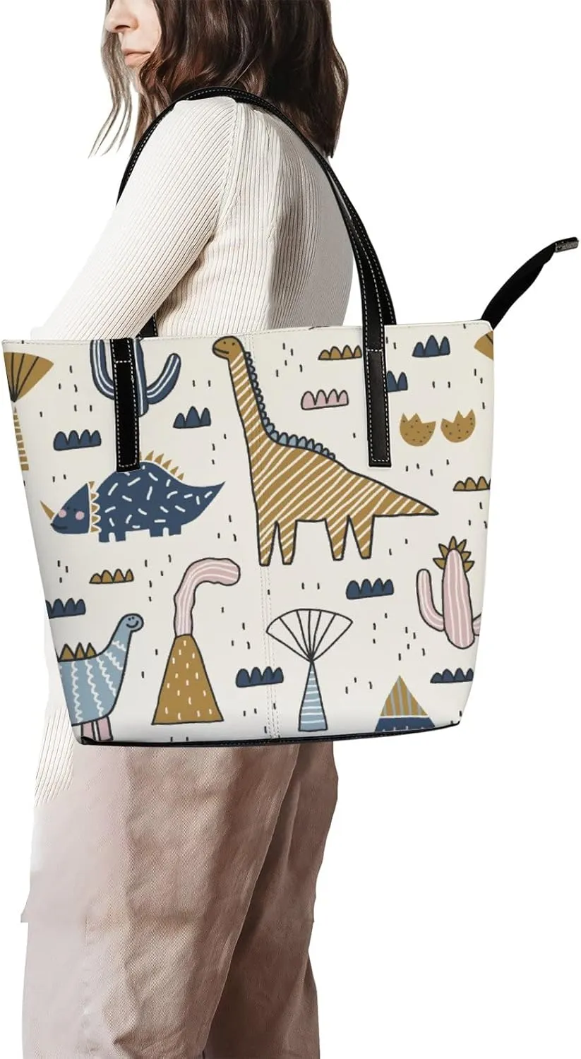 Tote Bag for Women PU Leather Handbags Women's Crossbody Handbags Work Tote Bags for Women Coachbags Tote Bag with Zipper
