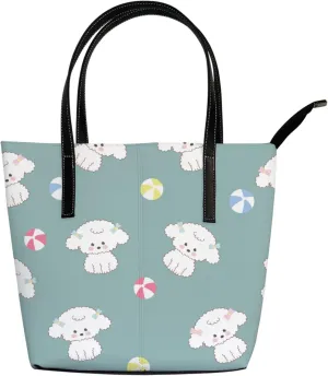 Tote Bag for Women PU Leather Handbags Women's Crossbody Handbags Work Tote Bags for Women Coachbags Tote Bag with Zipper
