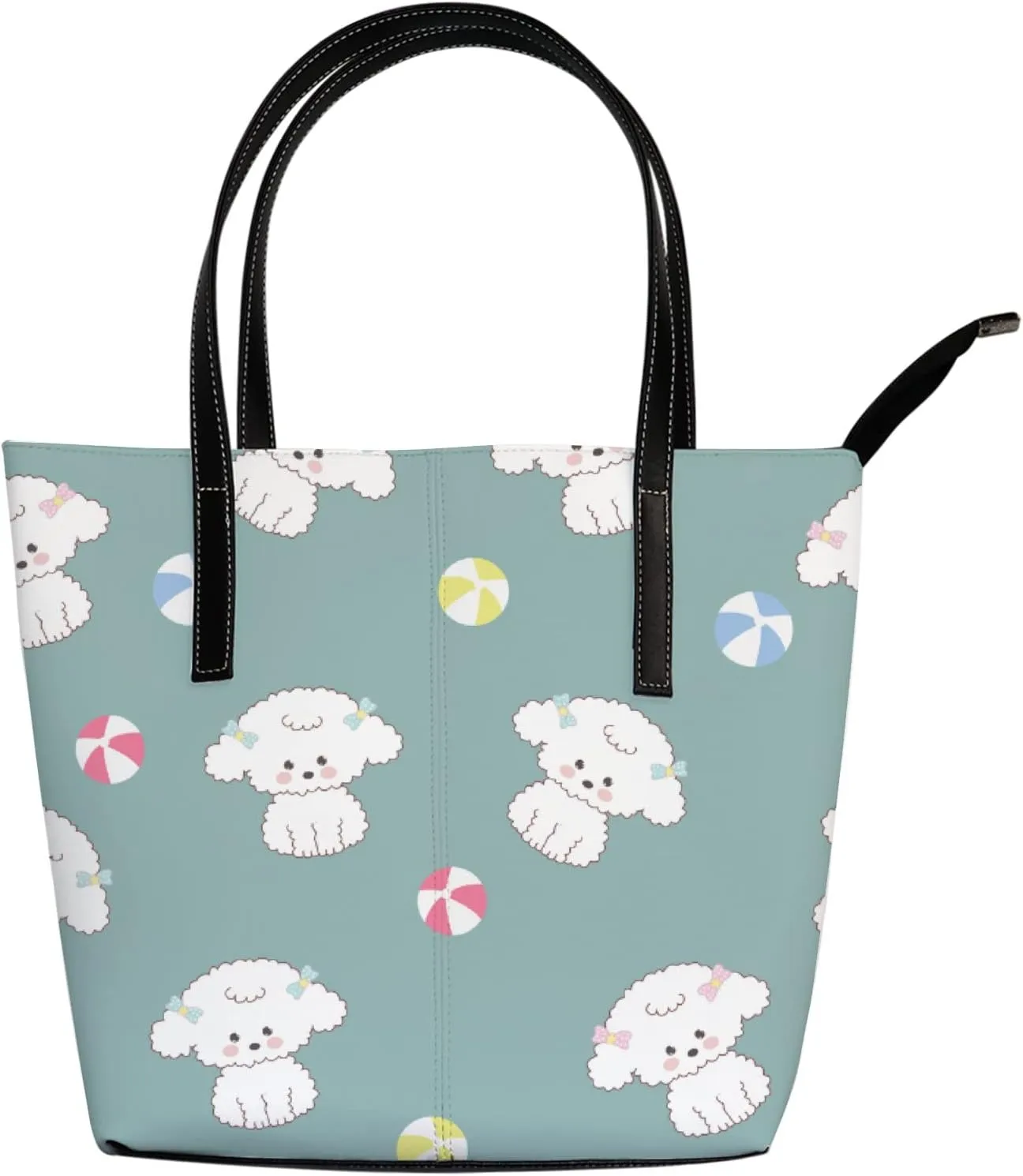 Tote Bag for Women PU Leather Handbags Women's Crossbody Handbags Work Tote Bags for Women Coachbags Tote Bag with Zipper