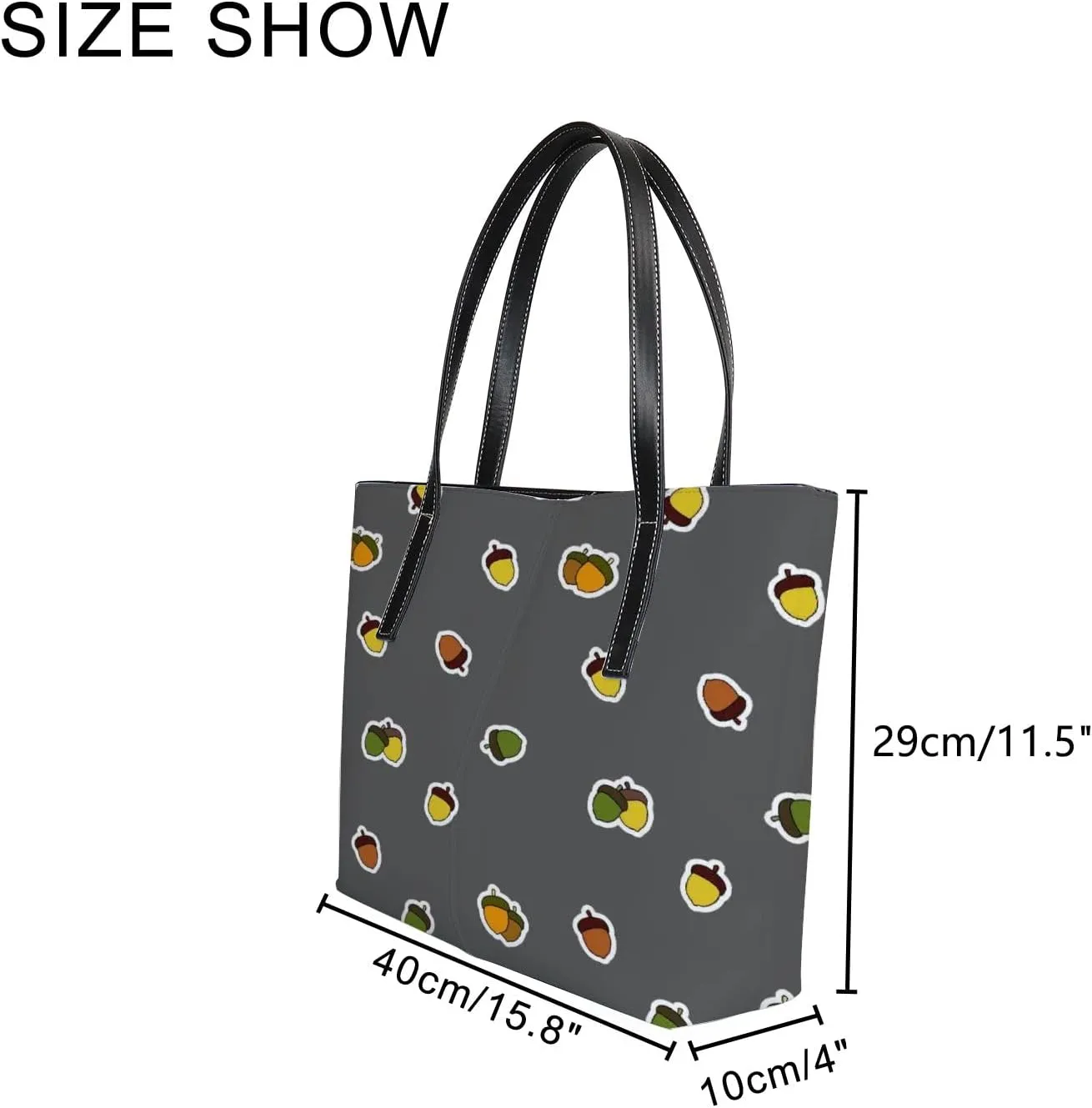 Tote Bag for Women PU Leather Handbags Women's Crossbody Handbags Work Tote Bags for Women Coachbags Tote Bag with Zipper