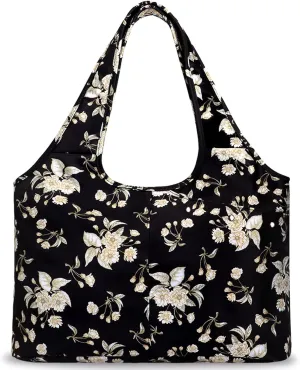 Tote Bag for Women with Wet Umbrella Compartment 13.3” Laptop Sleeve Zipper Shoulder Purse for Work/Shopping/Nursing