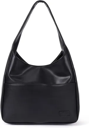 Tote Bags for Women Large Vegan Faux Leather Hobo Purse Soft Casual Retro Shoulder Handbag Bag For Everyday Use