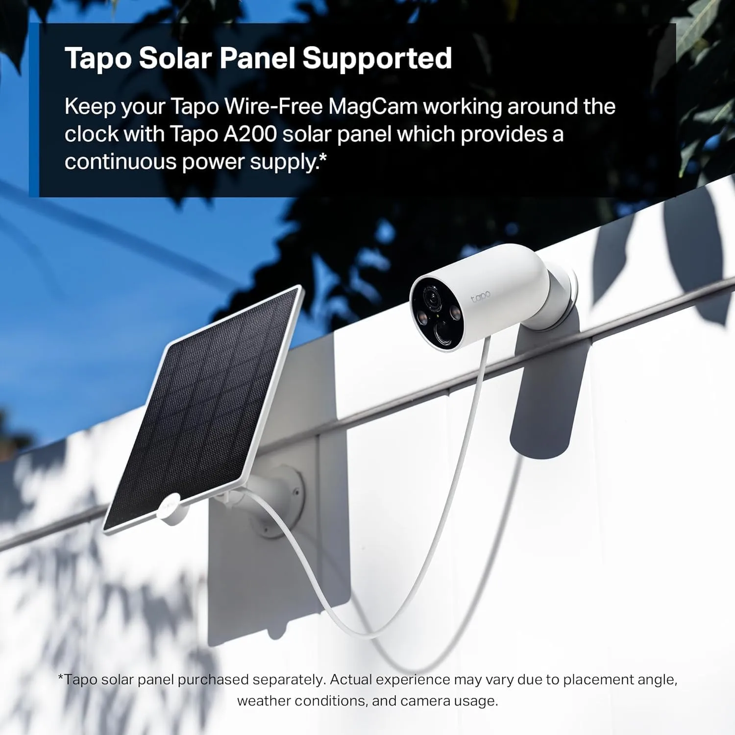 TP-Link 𝗧𝗮𝗽𝗼 MagCam, 2024 PCMag Editors’ Choice & Wirecutter Recommended Outdoor Security Camera, 2K, Battery, Magnetic Mount Wireless Camera, 150° FOV, SD/Cloud Storage, Person/Vehicle Detection