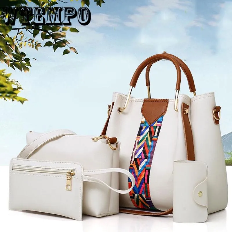 Trend four-piece handbags summer fashion simple shoulder bag casual Messenger bag large capacity