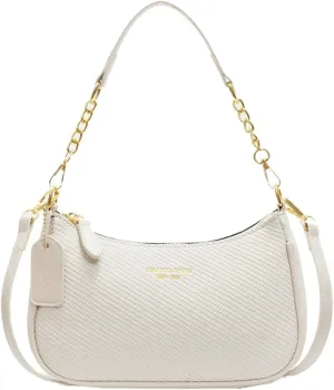 Trending Purses for Women 2025 PU leather Shoulder Bag Crossbody Bag with Chain Chic Hobo Bag Underarm Bag Handbags for Women
