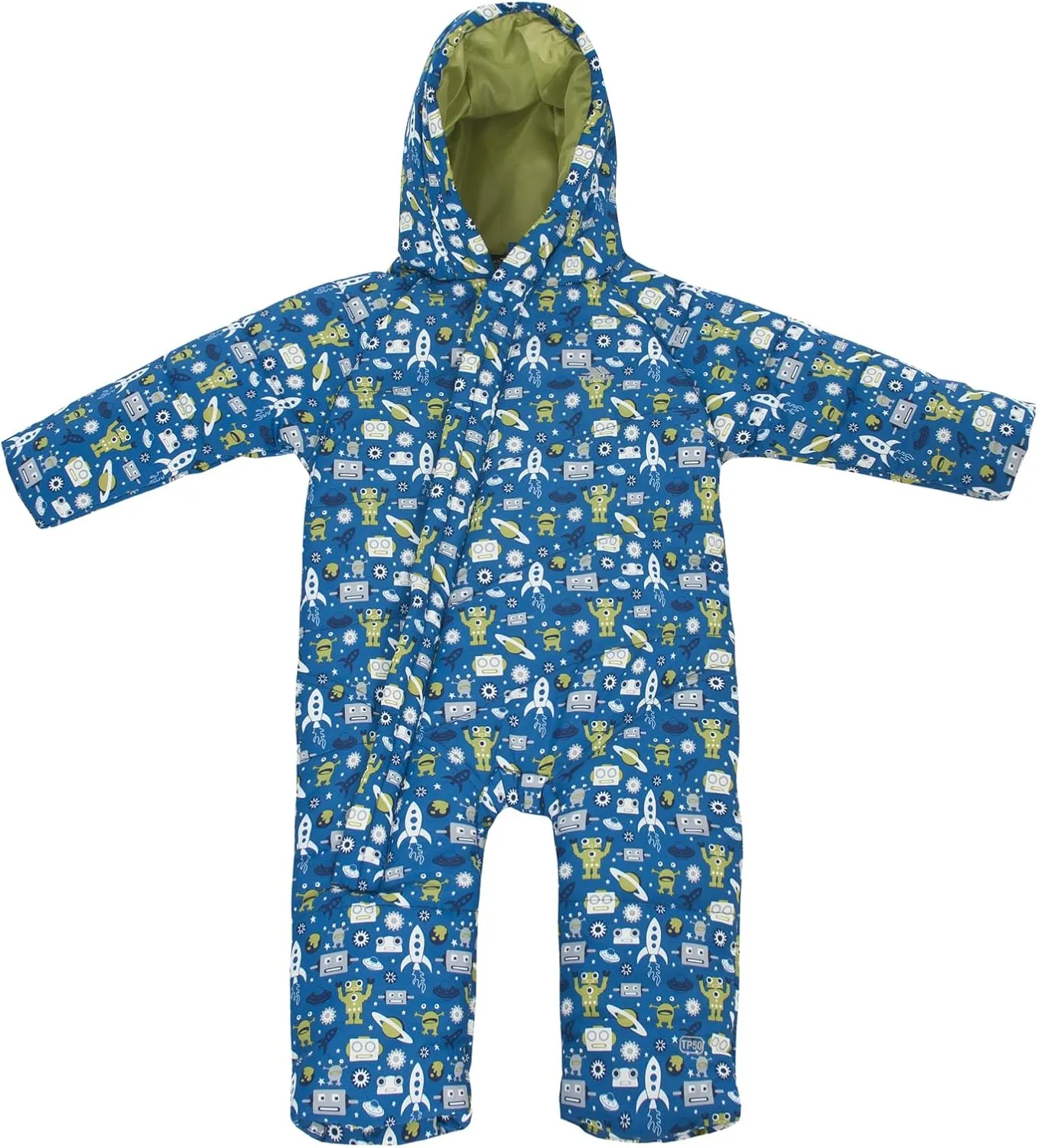 Trespass boys Trespass Boys Breezy Warm Windproof Patterned Baby Snow Suit Royal