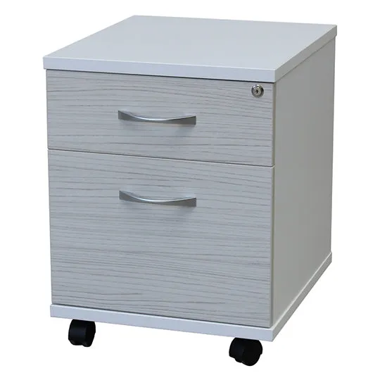 Tuncurry Low Height Melamine Mobile Pedestal - Australian Made