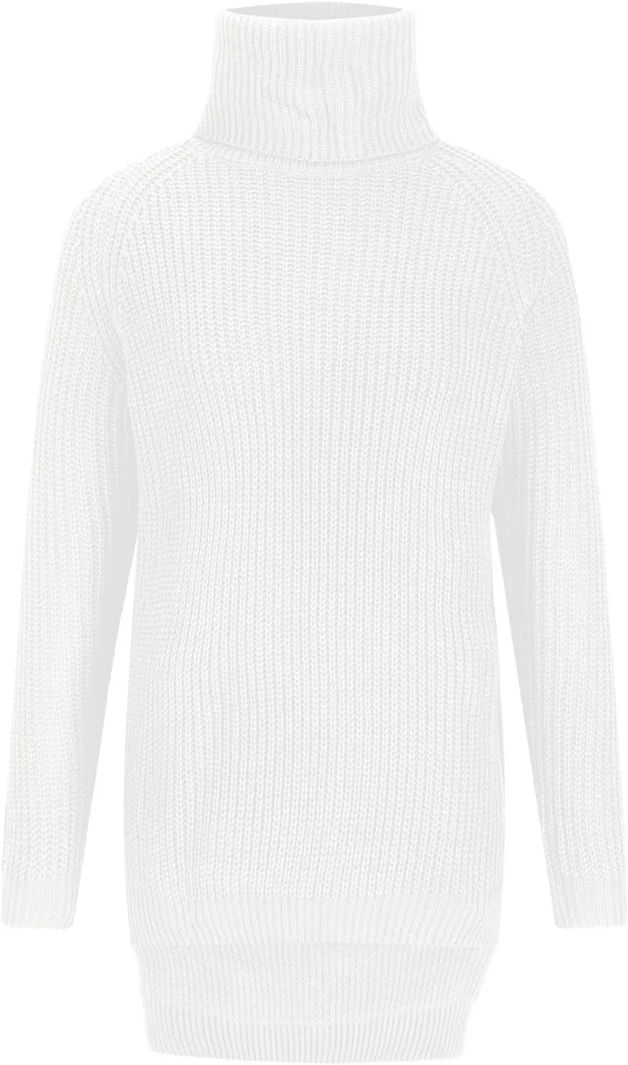 Turtleneck Sweaters for Women Winter Warm Long Sleeve Fitted Chunky Knit Pullover Sweater Tops Dressy Casual