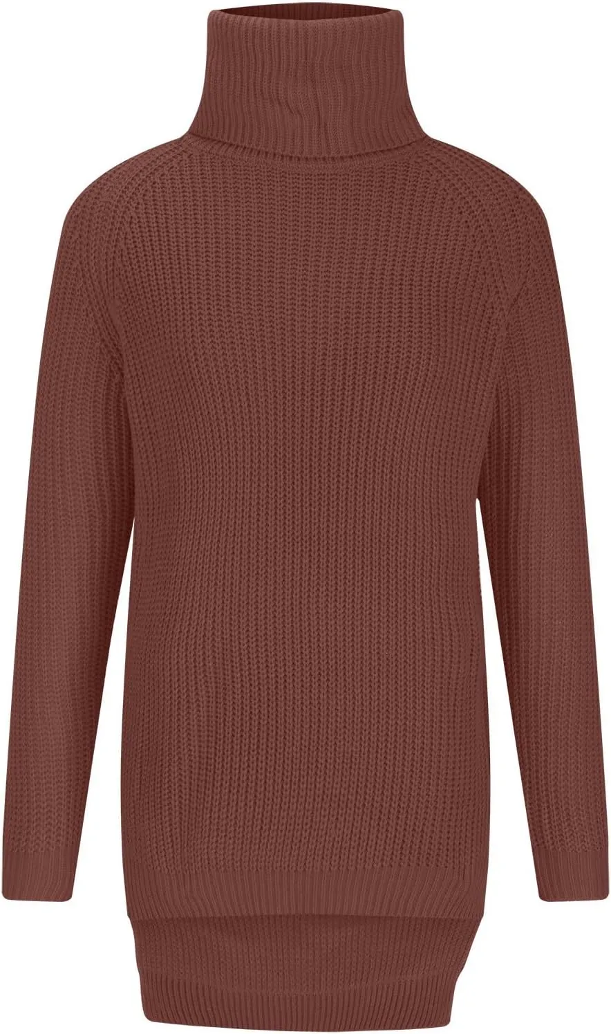 Turtleneck Sweaters for Women Winter Warm Long Sleeve Fitted Chunky Knit Pullover Sweater Tops Dressy Casual