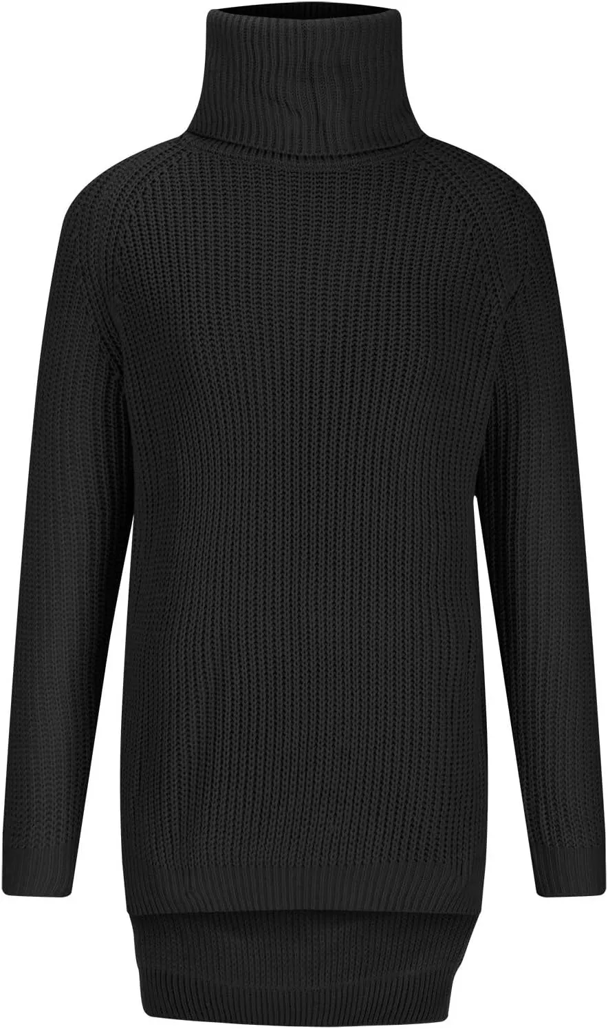 Turtleneck Sweaters for Women Winter Warm Long Sleeve Fitted Chunky Knit Pullover Sweater Tops Dressy Casual