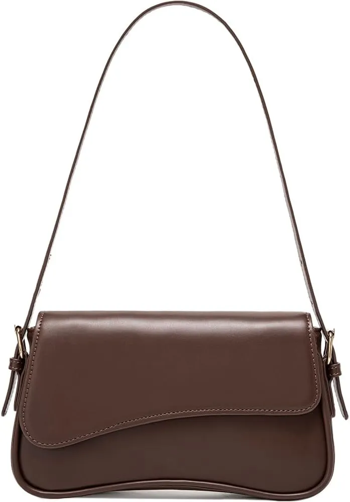 Underarm Shoulder Bag for Women Trendy Purse Vegan Leather Hobo Handbags Clutch Crossbody Bag