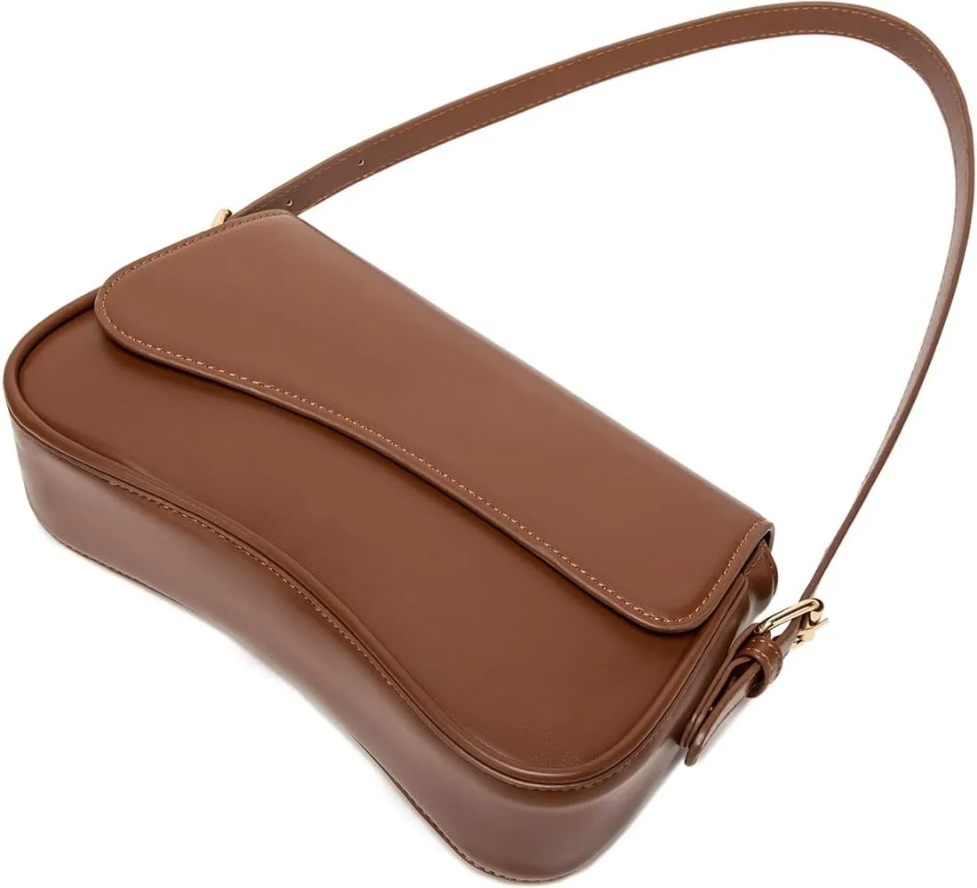 Underarm Shoulder Bag for Women Trendy Purse Vegan Leather Hobo Handbags Clutch Crossbody Bag