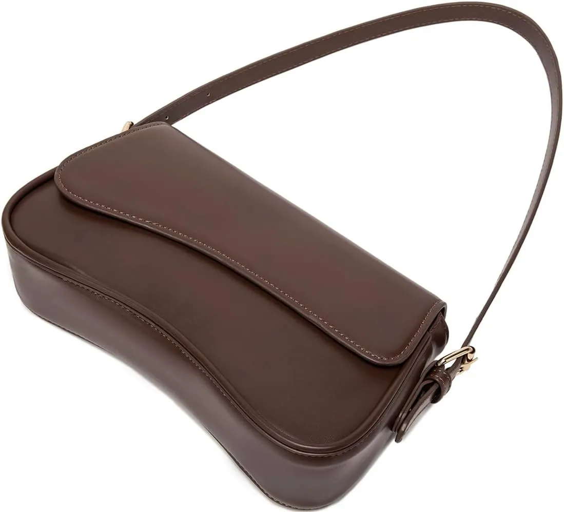 Underarm Shoulder Bag for Women Trendy Purse Vegan Leather Hobo Handbags Clutch Crossbody Bag