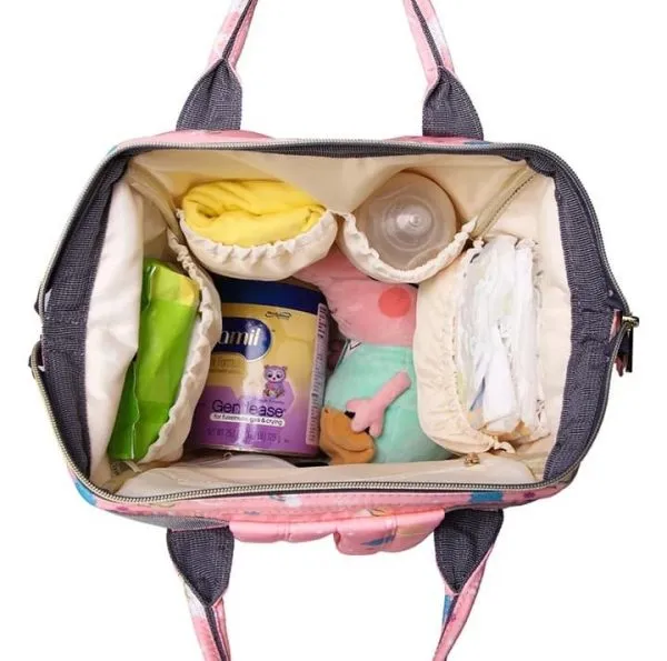 Unicorn Diaper Backpack Pink