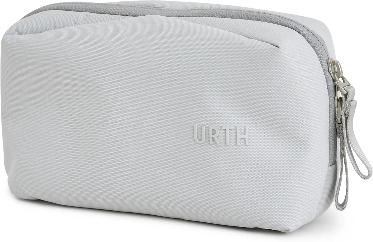 Urth Zeolite Tech Organiser - Water Resistant, Recycled Electronics Travel Case, Cable Organiser Bag for Cords, Charger, Phone, Camera Accessories in Ash Grey