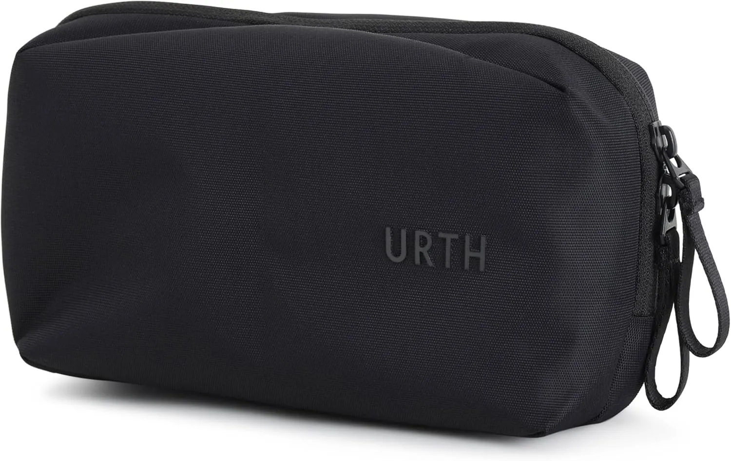 Urth Zeolite Tech Organiser - Water Resistant, Recycled Electronics Travel Case, Cable Organiser Bag for Cords, Charger, Phone, Camera Accessories in Black