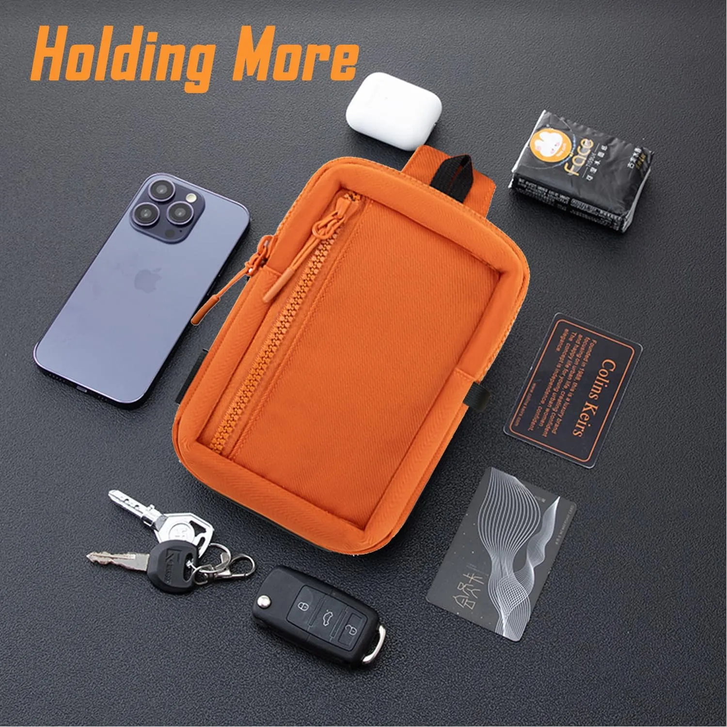 USHAKE Small Crossbody Bags for Women Men - Mini Sling Bag for Traveling and Hiking