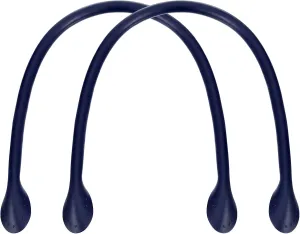 uxcell 2Pcs 24" Leather Purse Strap with Ear Shaped End Bag Handle Replacement for Purse Handbag Wallet - Deep Blue