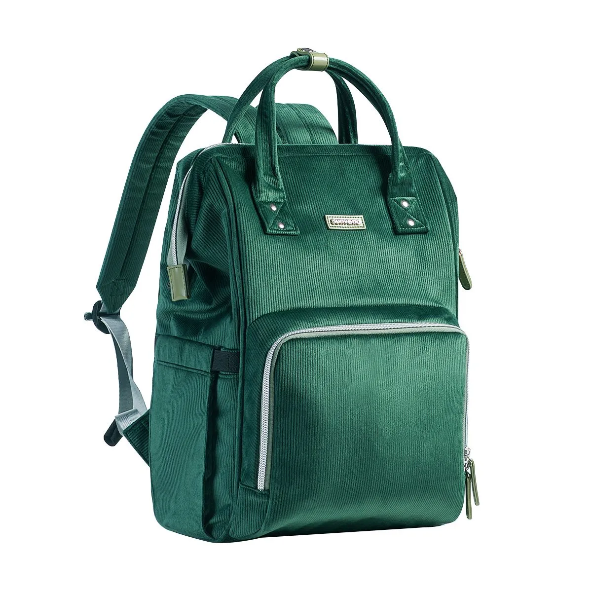 Velvet Stitching Diaper Bag Backpack