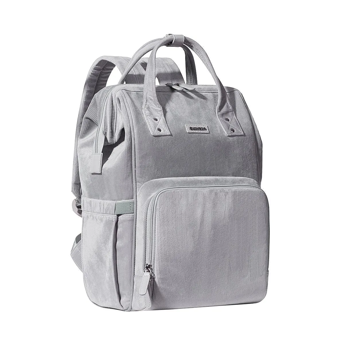 Velvet Stitching Diaper Bag Backpack