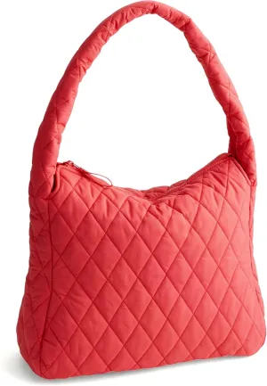 Vera Bradley Featherweight Tifton Hobo Tote Bag, Cayenne