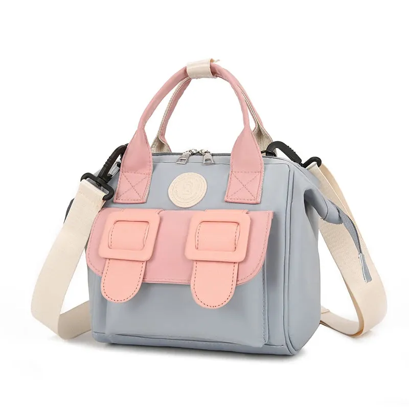 Versatile Diaper/Backpack/Handbag for Baby Things Waterproof for Stroller with Insulation