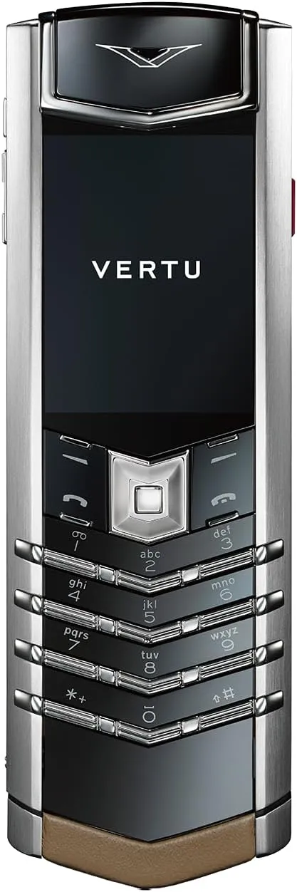 VERTU Signature V Stainless Steel Luxury Business Phone (Brown)