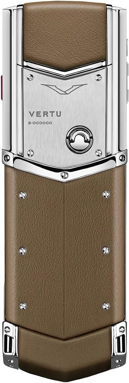 VERTU Signature V Stainless Steel Luxury Business Phone (Brown)