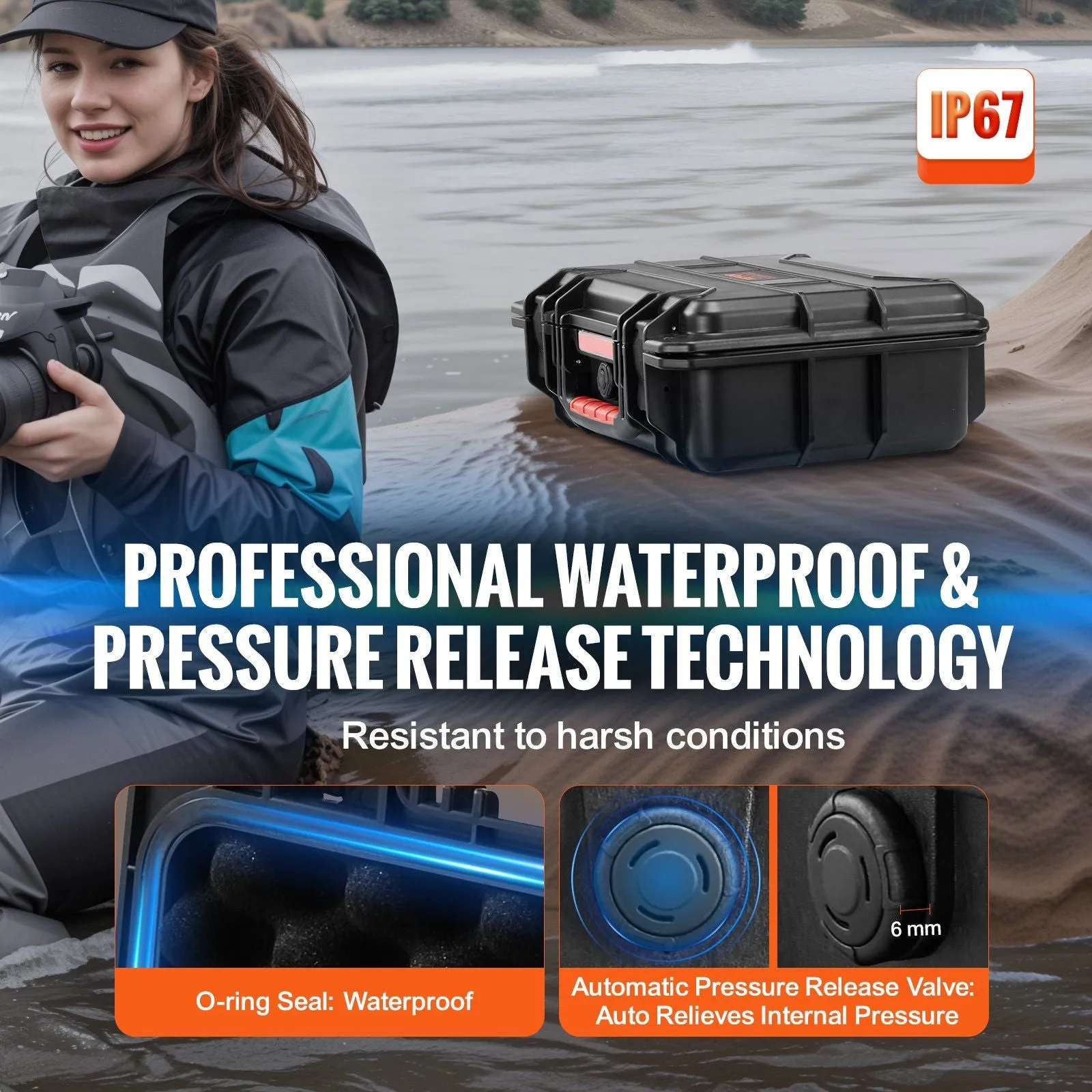 VEVOR Ultimate Waterproof Gear Case