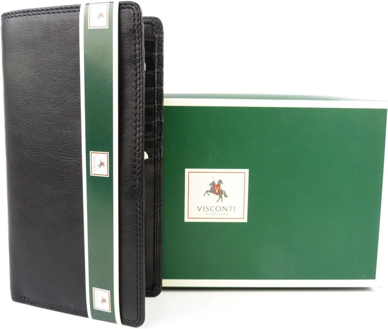 Visconti Men's Leather Slim Breast/Suit Pocket Wallet In Or Supplied With Box