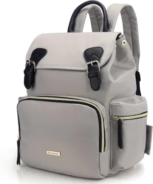 VS VOGSHOW Diaper Bag Backpack: Multifunctional Stylish Travel Baby Bag with Crossbody Strap