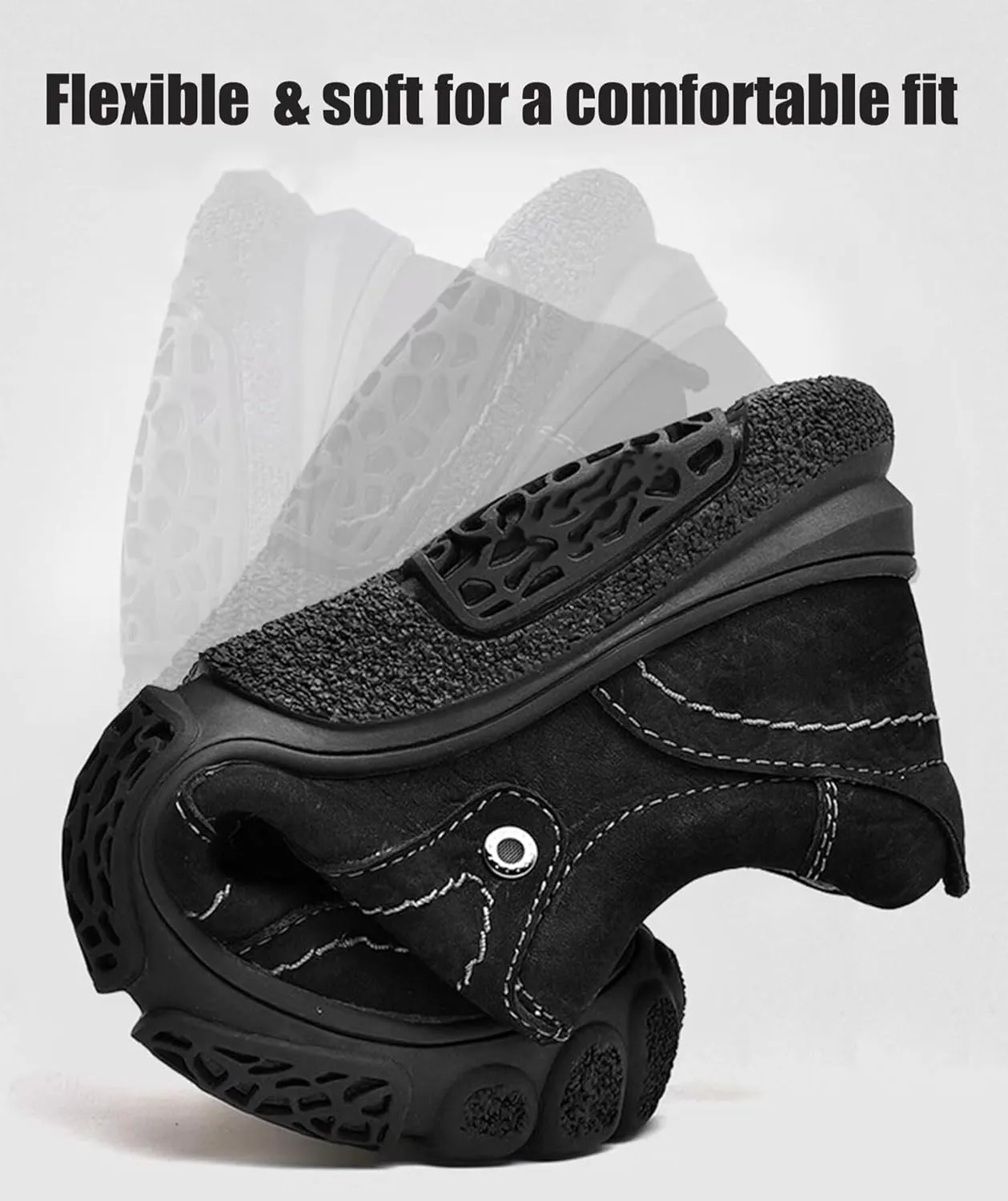 Walking Shoes Mens Leather Hiking Shoes Outdoor Camping Climbing Trekking Shoes