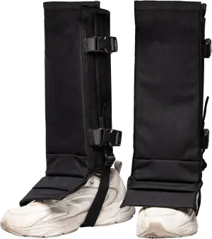Waterproof Leg Gaiters for Hiking & Outdoor Activities - Adjustable Snow Boot Gaiters for Men & Women - Durable Protection Against Bites & Debris for Hunting, Snowshoeing, & Farming