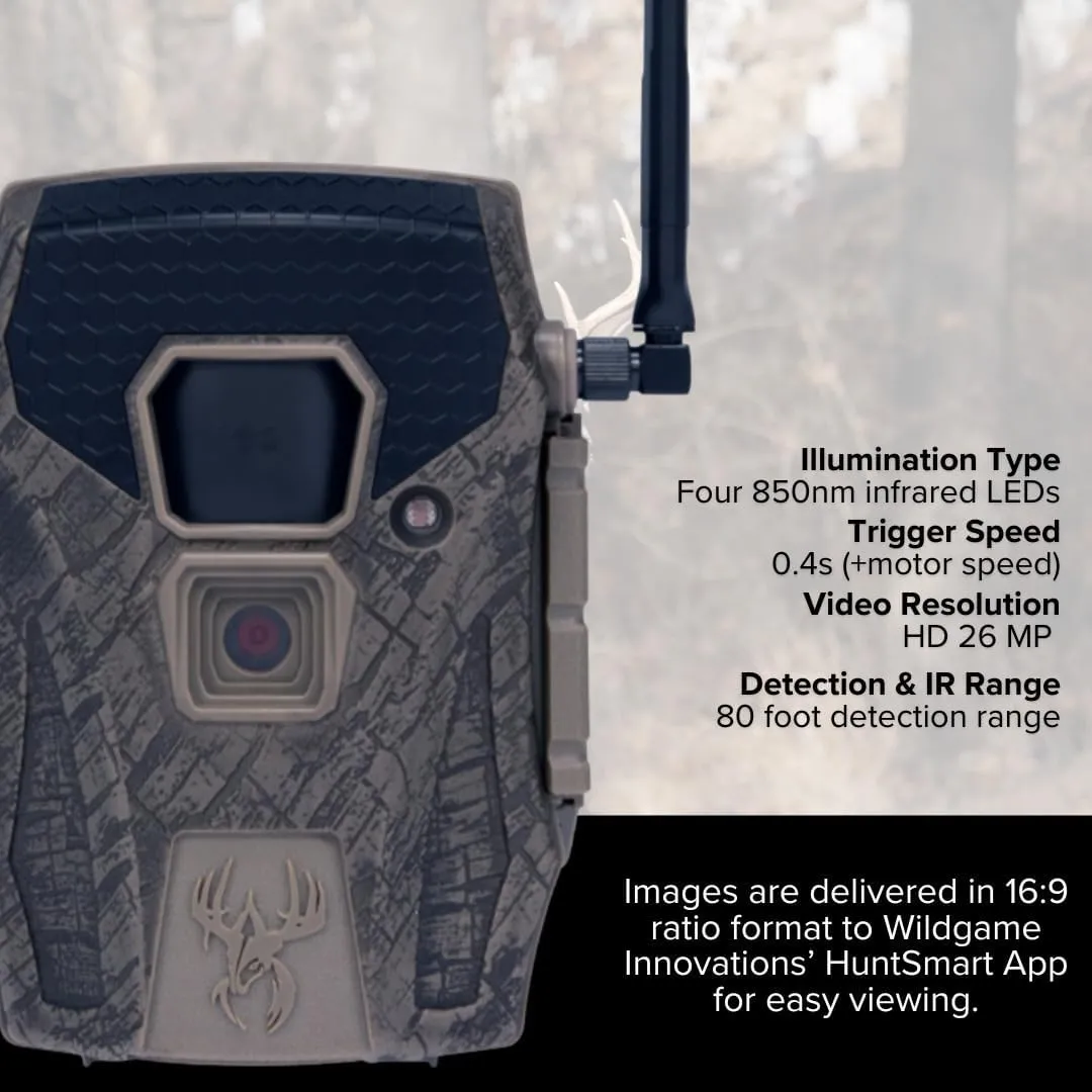 Wildgame Innovations Terra XT 2.0 24MP Three Cellular Trail Cameras Bundle with 32GB Ultra SDHC UHS-I Memory Card (100MBps) (3-Pack), and All-in-One High-Speed Card Reader (5 Items)
