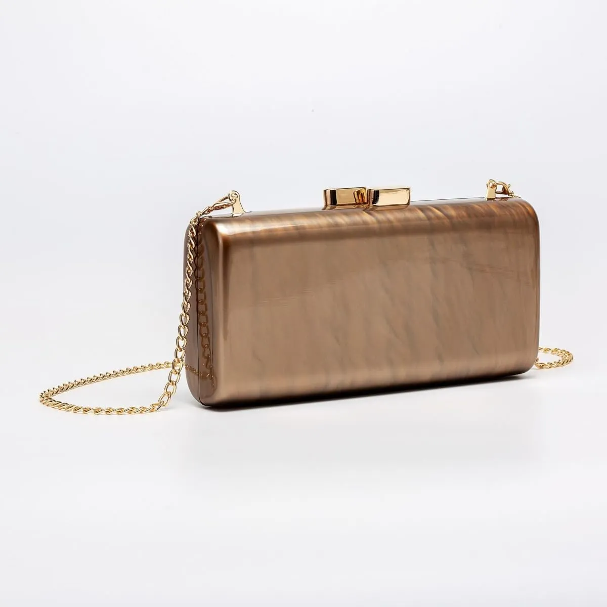 Women Acrylic Clutch for Women Evening HandBag Lipstick Bag for Wedding Party Prom Cocktail Gold Clasp