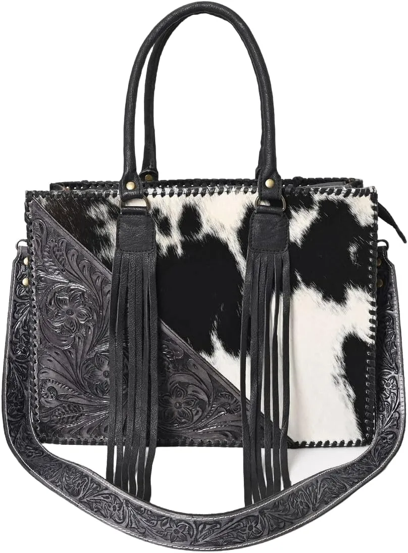 Women Natural Cowhide Leather Hand Bag With Adjustable Detachable Strap | Leather Handbag | Purse | Side Sling Bag