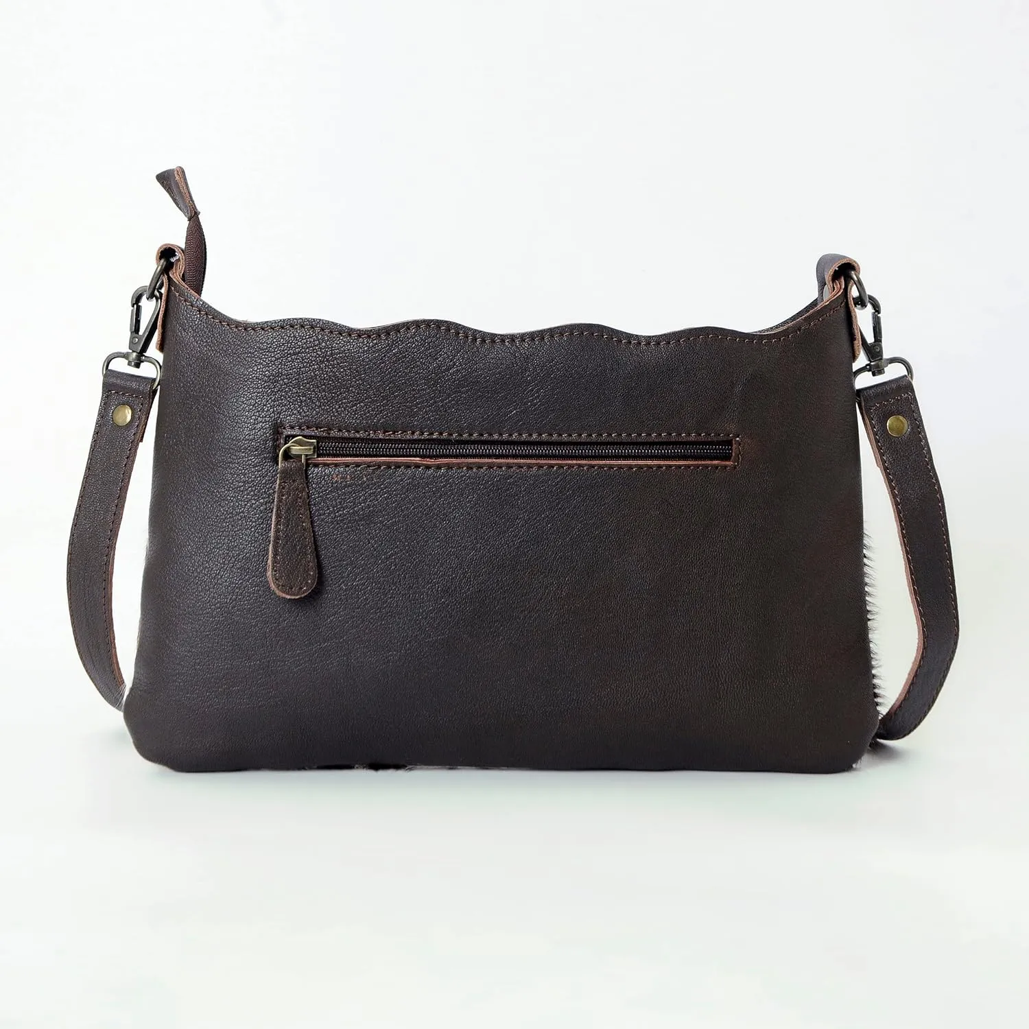 Women Natural Cowhide Leather Hand Bag With Adjustable Detachable Strap Leather Massenger Handbag Purse Sling Bag