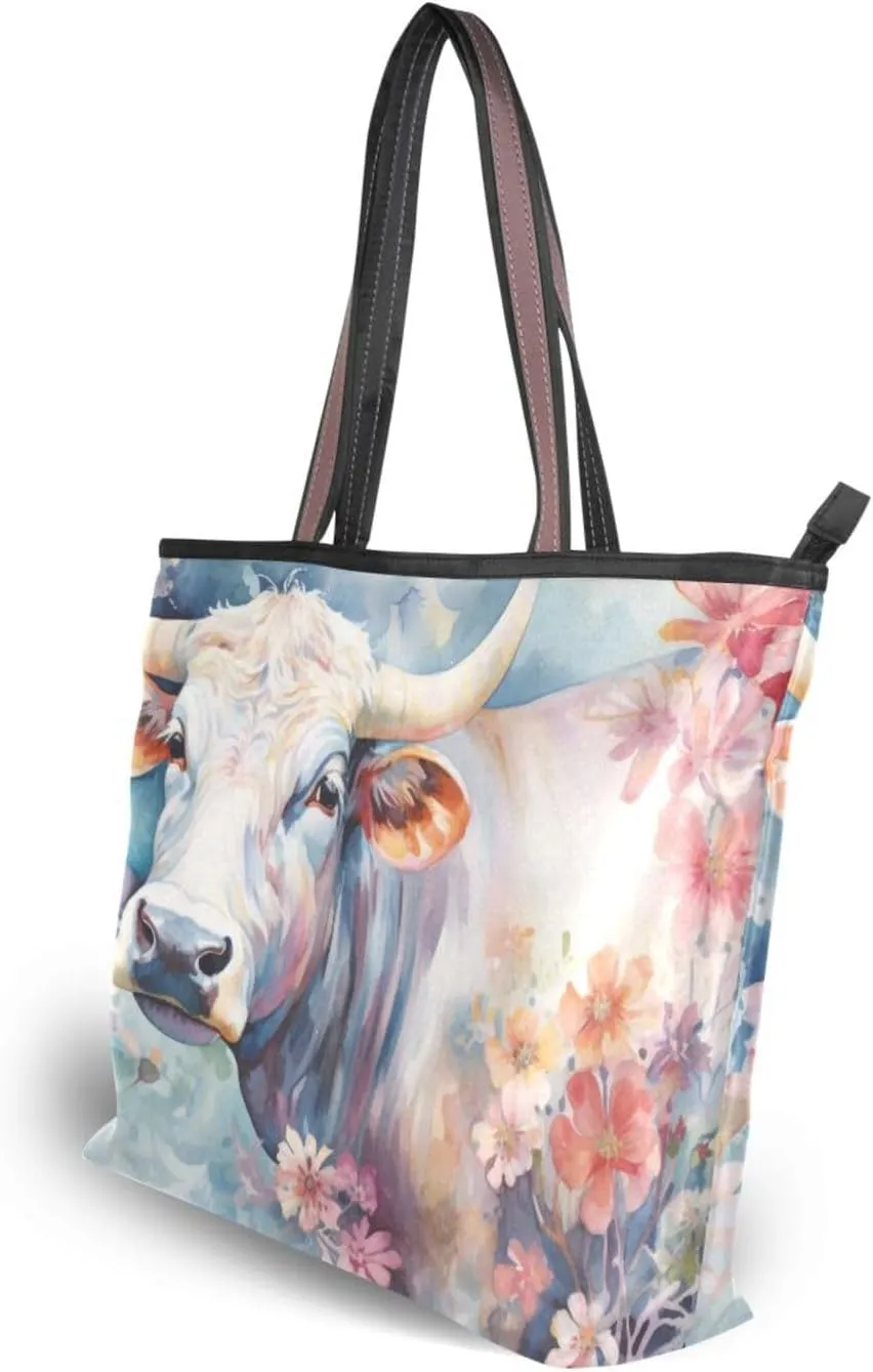 Women Tote Bag, Large Shoulder Hobo Bags Casual Handbags Big Capacity Shopping Work Bag for Vacation, 7