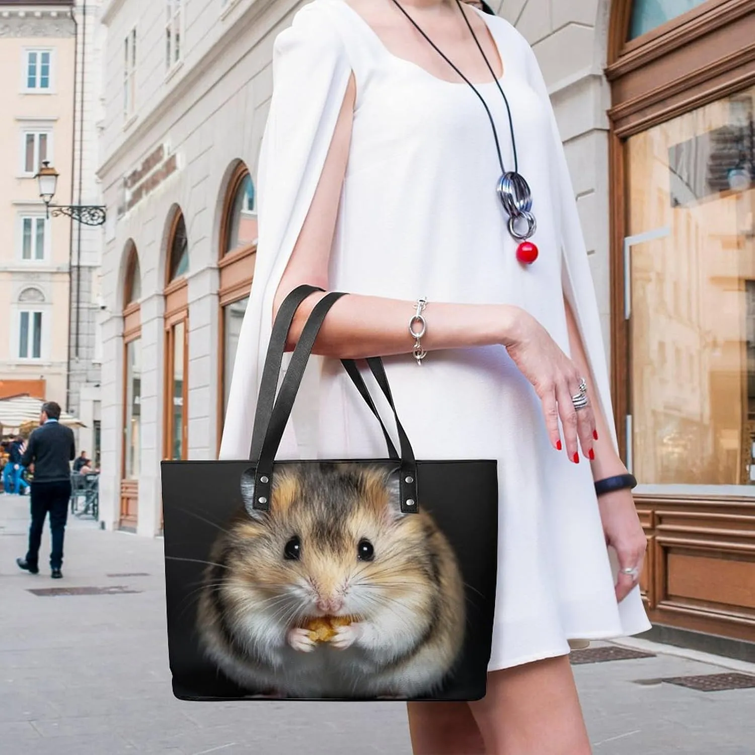 Women Travel Shoulder Bag Waterproof Casual Purses Multi Handbags with Zipper