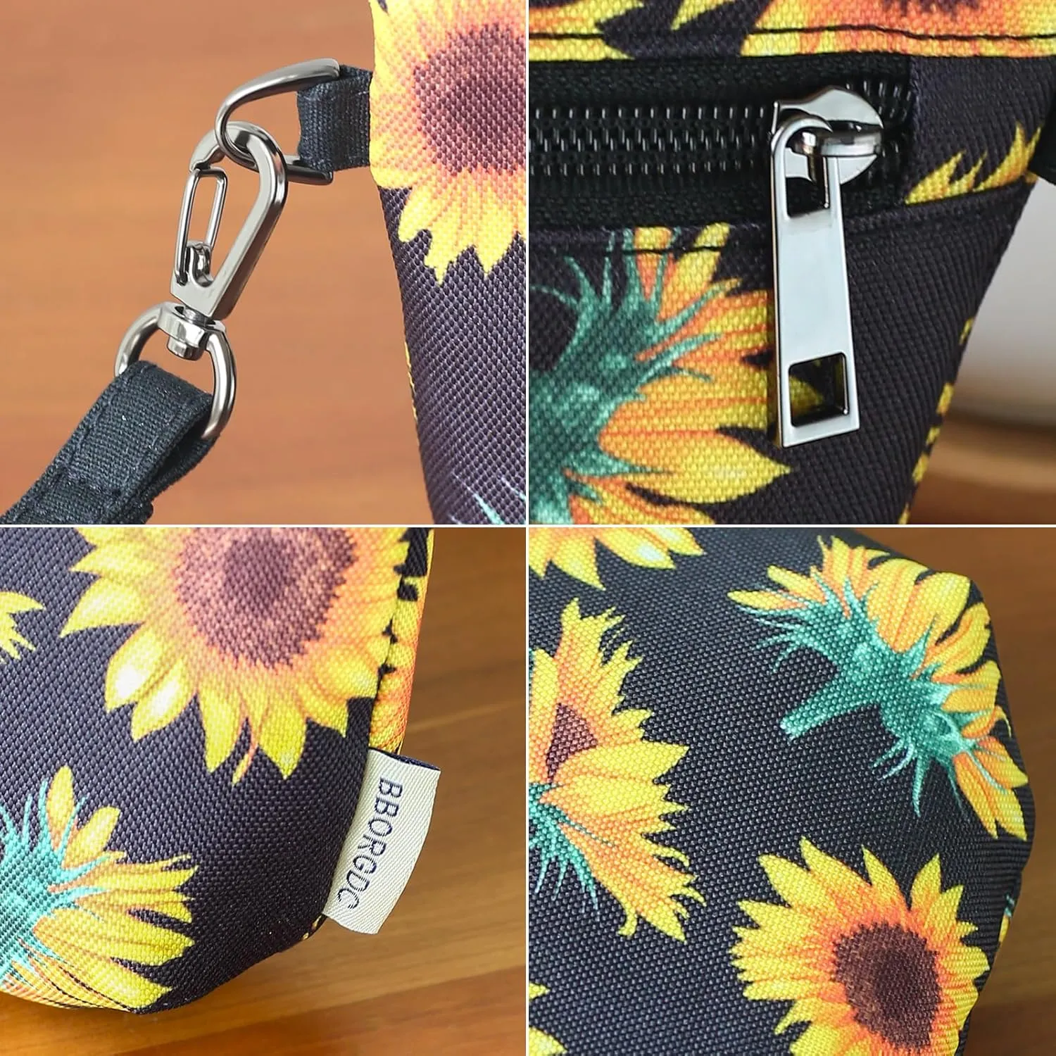 Women Zipper Wristlet Wallet with Coin Pocket