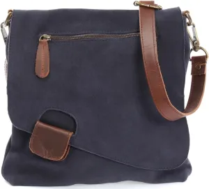 Women's Cowhide Leather Crossbody Shoulder Bag Small Messenger Purse Sling Satchel Bag For Work Business Travel