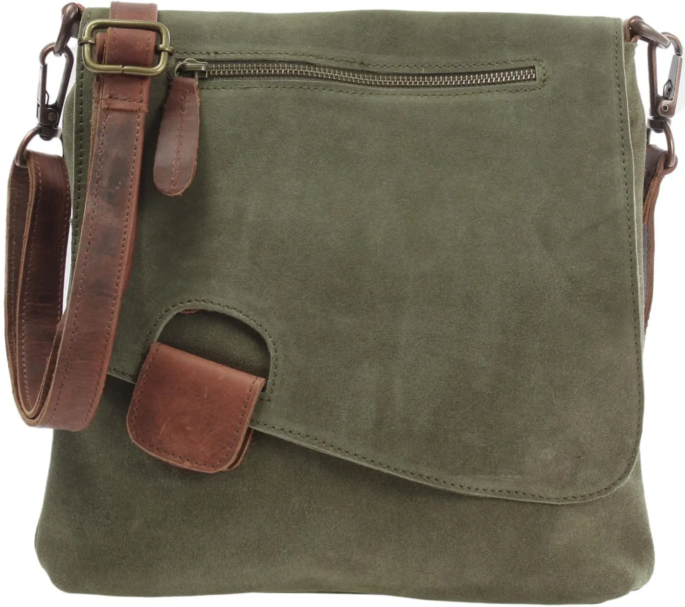 Women's Cowhide Leather Crossbody Shoulder Bag Small Messenger Purse Sling Satchel Bag For Work Business Travel