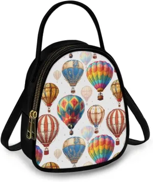 Women's Crossbody Handbags Owls Small Travel Purses Phone Bag, Butterfly Cross Body Bag Zipper Top Handle Purse