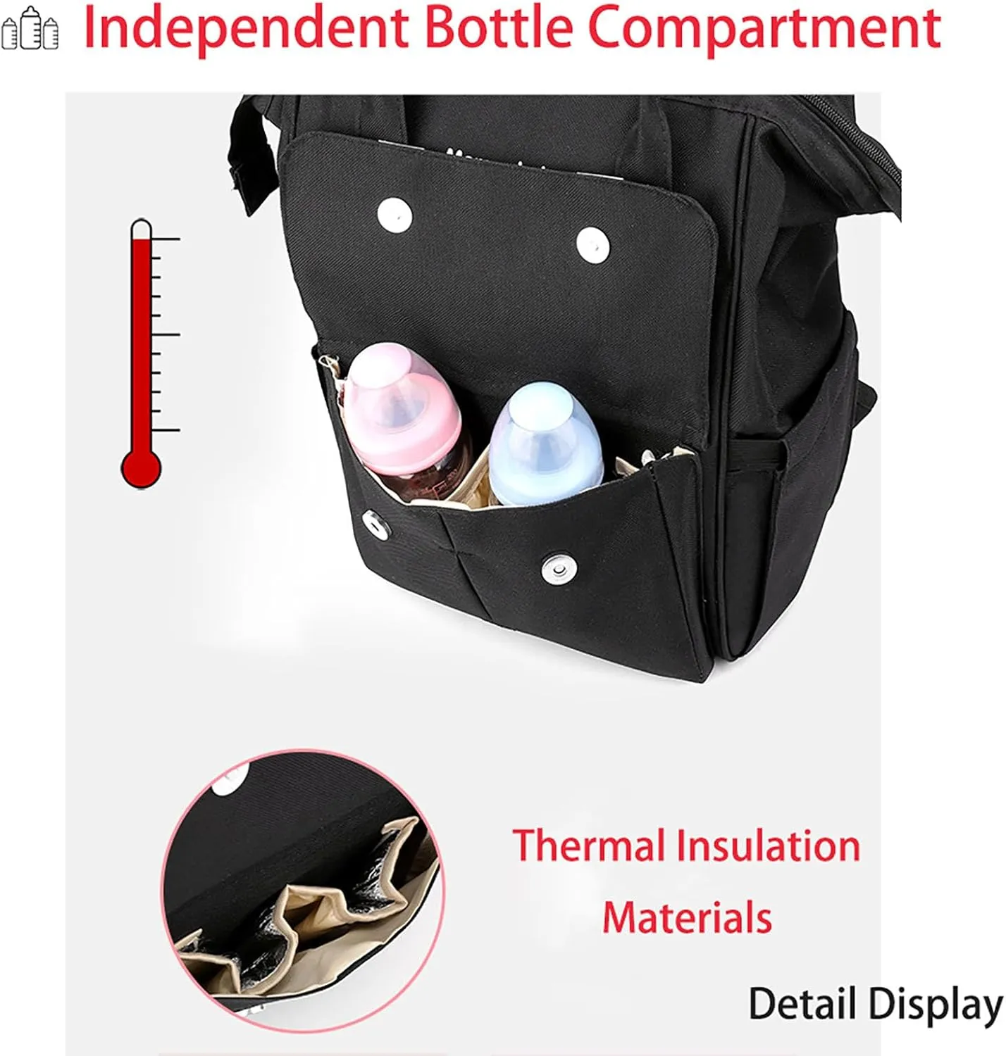 Womens Diaper Changing Backpack Nurse Backpack Waterproof Multi Function Travel Diaper Bag with Insulated Pockets (Green)