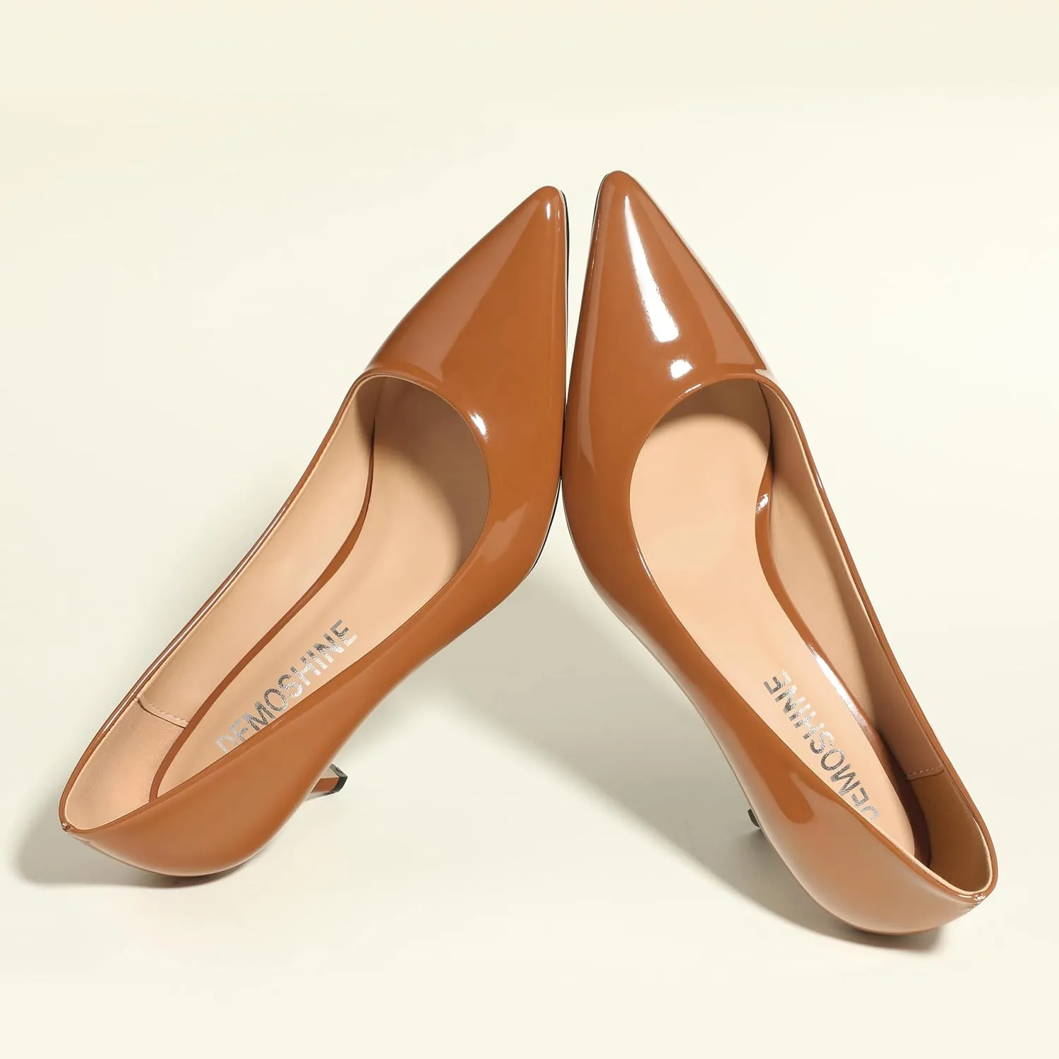 Women's Pumps Pointed Closed Toe Low Heels Comfortable Dress Shoes for Work Business Office Wedding Casual 2.3 Inch