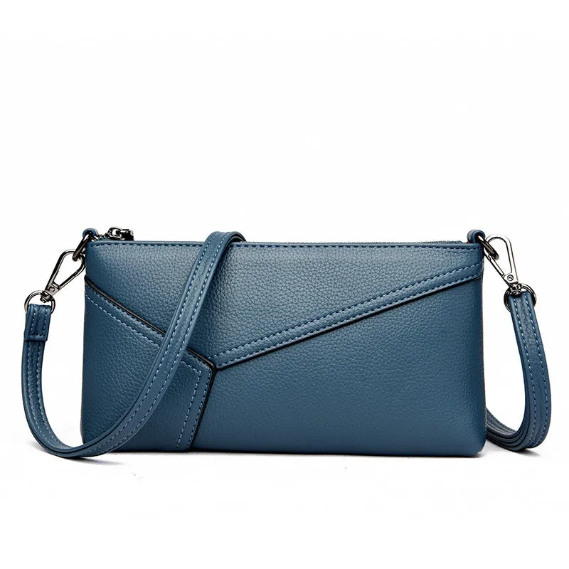 Women's Summer Fashion Mom Simple Texture Soft Handbags