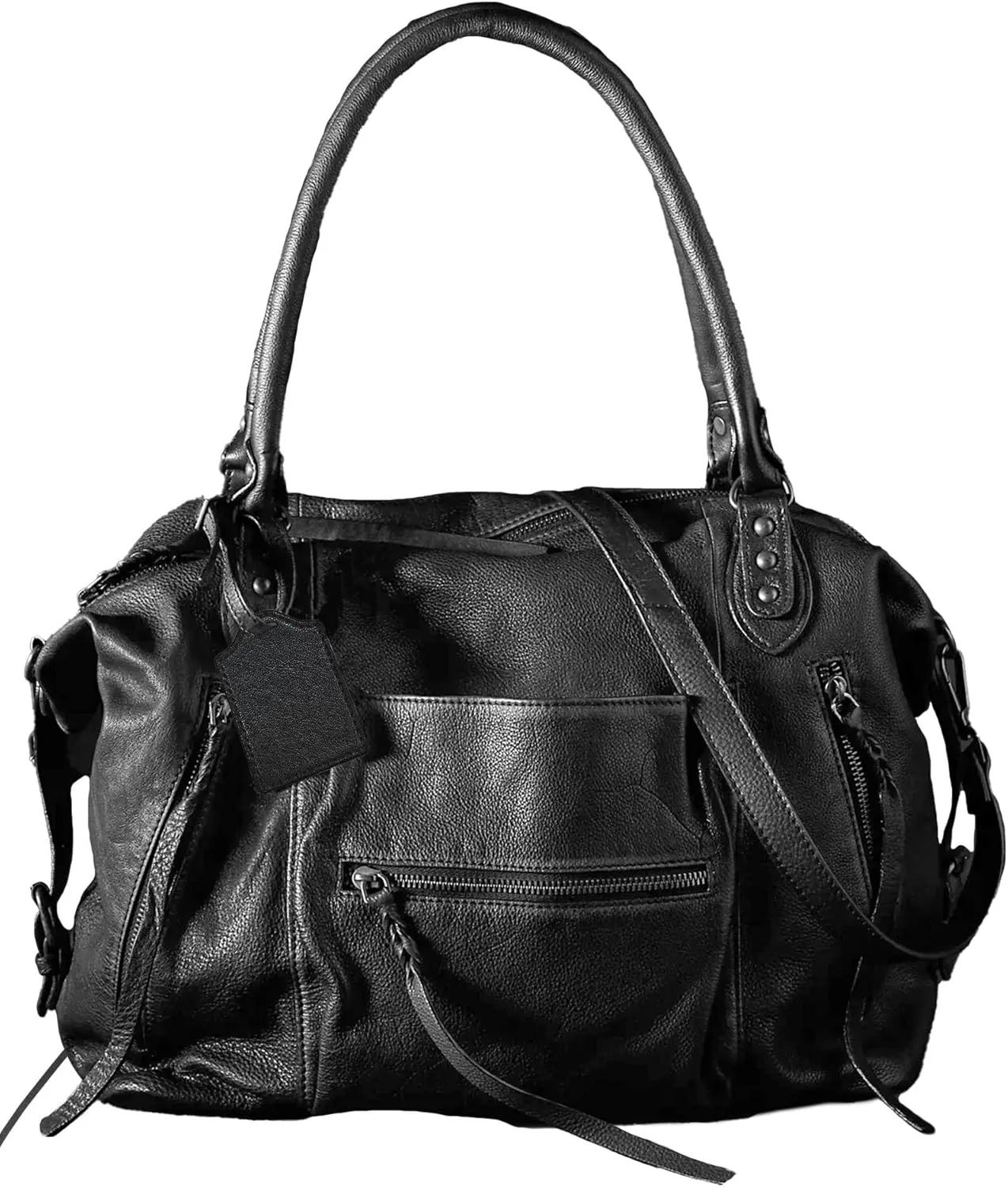 Women's Tote Bag Free Emerson Tote Bag with Zipper Large Women Leather Handbags with Adjustable Strap