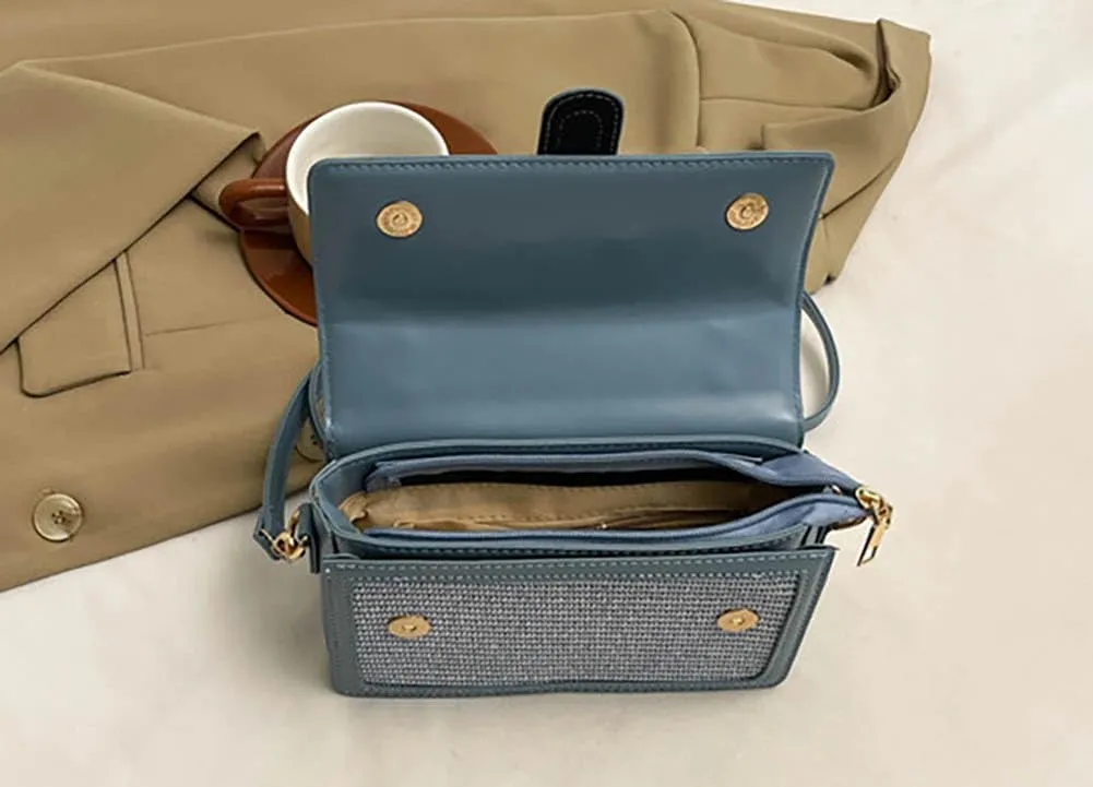 Women’s Trendy Straw Shoulder Bag Straw Crossbody Bags For Women Summer Clutch Purse Straw Beach Purses Vacation 2025