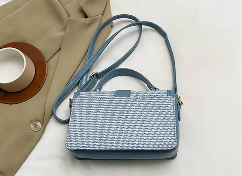 Women’s Trendy Straw Shoulder Bag Straw Crossbody Bags For Women Summer Clutch Purse Straw Beach Purses Vacation 2025
