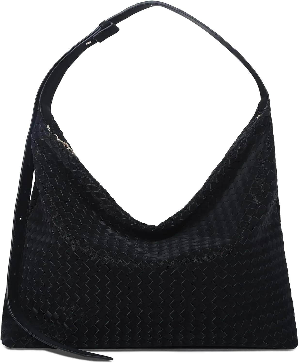 Woven Bag for Women, Vegan Leather Tote Bags Large Hobo Purses for Women Handmade Shoulder Bag with Adjustable Strap